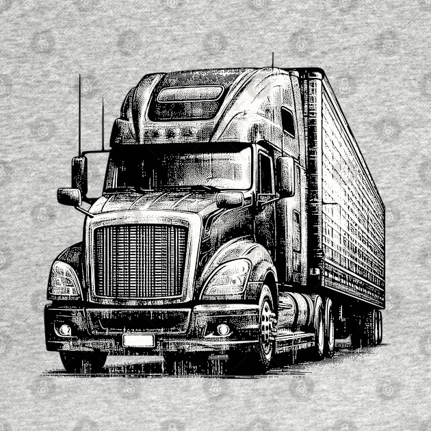 Semi-trailer truck by Vehicles-Art